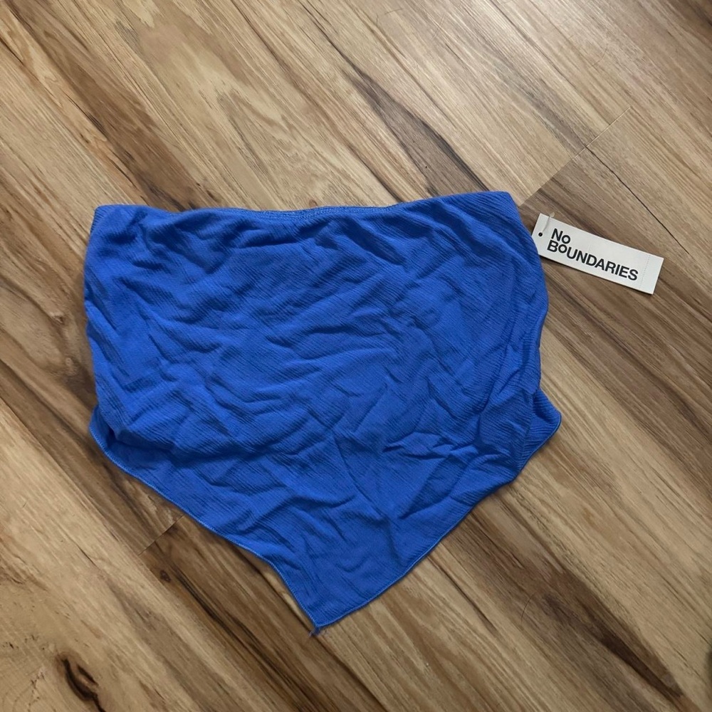 No Boundaries Blue Tube Top